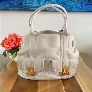 Michael Kors Soft Sided White Purse